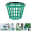 2Pcs Lightweight Nylon Golf Ball Baskets Portable Golf Ball Holders 10