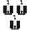 3Sets Wear-Resistant Black Sponge Filter for Fish Tank Accessories 4