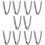 10Pcs Durable Grey Safety Hat Bands Adjustable Hard Hat Chin Straps 7