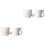 4Pcs White Ceramic Mug with Creative Animal Design for Milk Coffee 3