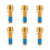 18Pièces Vis Remplacement Rotor Alliage Titane Couleur Or 2