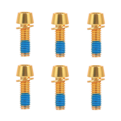 18Pièces Vis Remplacement Rotor Alliage Titane Couleur Or 1