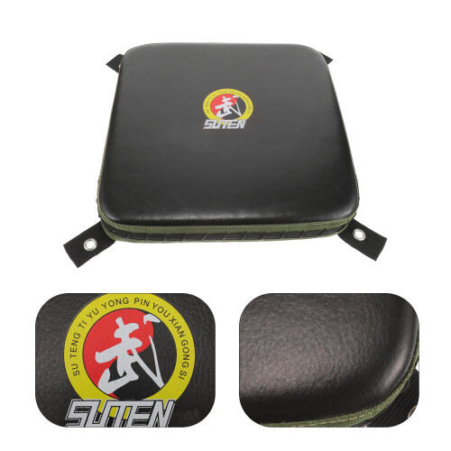 2Pièces Coussin De Frappe Murale Noir Pour Boxe Kickboxing 1