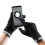 3Pcs Screen Touch Skiing Gloves Warm Windproof Breathable Black Gloves 3