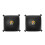 2Pièces Coussin De Frappe Murale Noir Pour Boxe Kickboxing 3