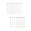 16Pièces Dents Animal Nylon Double Tête 7