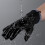 3Pcs Screen Touch Skiing Gloves Warm Windproof Breathable Black Gloves 7