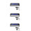 3Pcs Vehicle Thermometer Electronic Clock Voltage Meter for Car Use 8