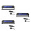 3Pcs Vehicle Thermometer Electronic Clock Voltage Meter for Car Use 10