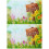 2Pcs Multi Easter Vinyl Photography Backdrop for Party Wall Decor 5