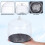 10Pcs Dome Design Transparent Hat Holders Inflatable Cap Display Rack 9