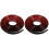 2Pcs Flexible Black PVC Wall Corner Self-Adhesive 4
