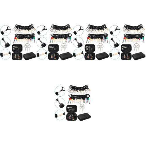 380Pcs Automotive Terminal Extractor Tool Kit with Storage Bag Black 2