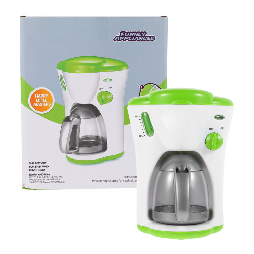2Pcs Durable ABS Mini Coffee Maker Toy Green Educational Children Gift 2