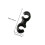 12Pcs Black Plastic Bike Cable Clips Durable Rotating S-Hook for Mtb 2