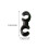 12Pcs Black Plastic Bike Cable Clips Durable Rotating S-Hook for Mtb 3
