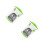 2Pcs Durable ABS Mini Coffee Maker Toy Green Educational Children Gift 10