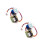 2Pcs Multi-Color 5V Stepper Motor 28Byj-48 with Uln2003 Driver Module 2