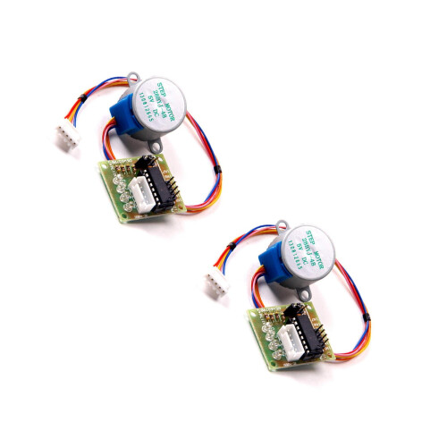 2Pcs Multi-Color 5V Stepper Motor 28Byj-48 with Uln2003 Driver Module 1