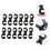 12Pcs Black Plastic Bike Cable Clips Durable Rotating S-Hook for Mtb 10