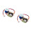 2Pcs Multi-Color 5V Stepper Motor 28Byj-48 with Uln2003 Driver Module 4