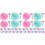 200Pièces Attaches Badges Plastique Alliage Usage Courant 2