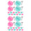 200Pièces Attaches Badges Plastique Alliage Usage Courant 4