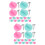 200Pièces Attaches Badges Plastique Alliage Usage Courant 6