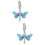 2Pcs Multi Alloy Dragonfly Necklace Charm DIY Jewelry Accessories 6