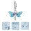 2Pcs Multi Alloy Dragonfly Necklace Charm DIY Jewelry Accessories 7