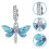 2Pcs Multi Alloy Dragonfly Necklace Charm DIY Jewelry Accessories 9