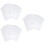 300Pièces Étui Cd Papier Boîte Rangement Transparent Pour 7