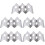 5Pcs Stainless Steel Taco Holder Wave Shaped Kitchen Taco Rack Silver 5
