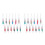 24Pcs Lapping Compound Diamond Polishing Syringes Assorted 10
