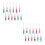 24Pcs Lapping Compound Diamond Polishing Syringes Assorted 11