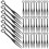 2000Pcs Black Plastic Dessert Forks for Cake Decoration Party Snacks 3