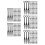 2000Pcs Black Plastic Dessert Forks for Cake Decoration Party Snacks 7