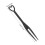 2000Pcs Black Plastic Dessert Forks for Cake Decoration Party Snacks 11