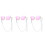 3Pcs Silver Eyeglass Chain Durable Eyewear Retainer Strap for Sports 3