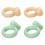 12Pcs Practical Silicone Finger Rings for Children Learning Chopsticks 2