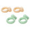 12Pcs Practical Silicone Finger Rings for Children Learning Chopsticks 3