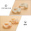 12Pcs Practical Silicone Finger Rings for Children Learning Chopsticks 9