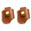 2Pcs Light Brown Lighter Holder Small Convenient Waist Bag 4