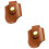 2Pcs Light Brown Lighter Holder Small Convenient Waist Bag 7
