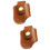 2Pcs Light Brown Lighter Holder Small Convenient Waist Bag 8