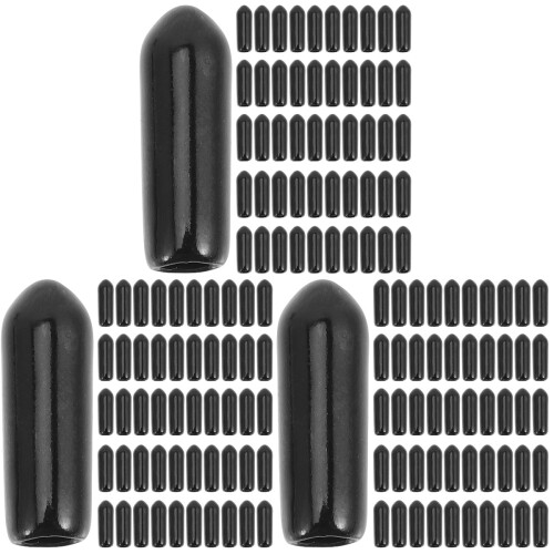 1500Pcs Black Pegboard Hook Locks Plastic Fasteners for Peg Hooks 1