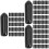 1500Pcs Black Pegboard Hook Locks Plastic Fasteners for Peg Hooks 6