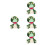 4Pcs Interactive Plush Dinosaur Hand Puppets Toy 3