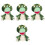 4Pcs Interactive Plush Dinosaur Hand Puppets Toy 10