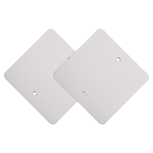 6Pièces Plaques De Métalliques Pour Boîtiers Argent 1